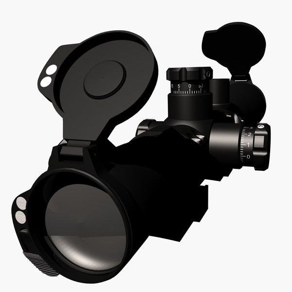3ds max leupold mark 4 ert - Leupold Mark 4 ERT (Sniper & Sporting) Rifle Scope by Imagetek3D